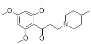 CAS#: 18703-97-4, 2',4',6'-Trimethoxy-beta-(4-Methylpiperidino)Propiophenone
