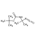 CAS#: 187107-80-8, 2-Methyl-2-Propanyl (2-Isocyanato-2-Propanyl)Carbamate