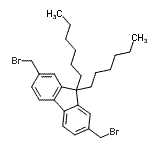 CAS#: 187148-75-0, 2,7-Bis(Bromomethyl)-9,9-Dihexyl-9H-Fluorene