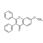CAS#: 18720-69-9, 7-Methoxy-2,3-Diphenyl-4H-Chromen-4-One