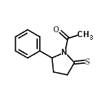 CAS 登录号：187276-87-5， 1-(2-苯基-5-硫代-1-吡咯烷基)乙酮