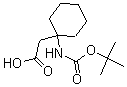 CAS#: 187610-56-6, 1-[[(1,1-Dimethylethoxy)Carbonyl]Amino]-Cyclohexaneacetic Acid