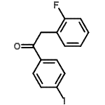 CAS 登录号：187617-12-5， 2-(2-氟苯基)-1-(4-碘苯基)乙酮
