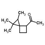 CAS 登录号：187987-75-3， 1-(1,1,2-三甲基螺[2.3]己-4-基)乙酮