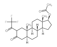 CAS#: 1880-36-0, [(5S,8S,9S,10S,13S,14S,17S)-10,13-Dimethyl-3-Oxo-2-(2,2,2-Trifluoroacetyl)-1,2,4,5,6,7,8,9,11,12,14,15,16,17-Tetradecahydrocyclopenta[a]Phenanthren-17-Yl] Acetate