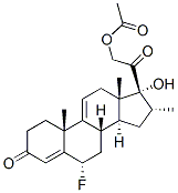 CAS#: 1881-07-8, 6alpha-Fluoro-17,21-Dihydroxy-16alpha-Methylpregna-4,9(11)-Diene-3,20-Dione 21-Acetate
