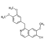 CAS#: 18813-63-3, 1-[(3,4-Dimethoxyphenyl)Methyl]-7-Methoxy-Isoquinolin-6-Ol