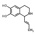 CAS#: 188553-86-8, 1-[(1E)-1-Propen-1-Yl]-1,2,3,4-Tetrahydro-6,7-Isoquinolinediol