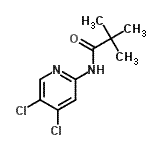 CAS 登录号：188577-71-1， N-(4,5-二氯-2-吡啶基)-2,2-二甲基丙酰胺