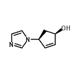 CAS#: 188637-56-1, (1R,4S)-4-(1H-Imidazol-1-Yl)-2-Cyclopenten-1-Ol