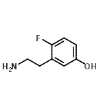 CAS 登录号：188681-73-4， 3-(2-氨基乙基)-4-氟苯酚
