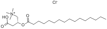 CAS#: 18877-64-0, (2R)-3-Carboxy-N,N,N-Trimethyl-2-[(1-Oxohexadecyl)Oxy]-1-Propanaminium Chloride (1:1)