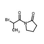CAS 登录号：188898-89-7， 1-(2-溴丙烷酰基)-2-吡咯烷酮