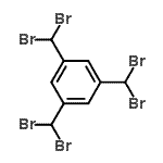 CAS 登录号：1889-66-3， 1,3,5-三(二溴甲基)苯