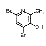 CAS#: 188923-75-3, 4,6-Dibromo-2-Methyl-3-Pyridinol
