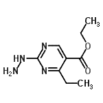 CAS 登录号：188936-22-3， 乙基4-乙基-2-肼基-5-嘧啶羧酸酯