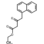 CAS 登录号：189057-82-7， 乙基4-(1-萘基)-3-氧代丁酸酯