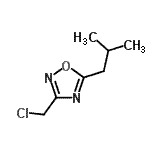 CAS#: 189130-85-6, 3-(Chloromethyl)-5-Isobutyl-1,2,4-Oxadiazole