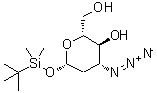 CAS 登录号：189454-43-1， 3-叠氮基-2,3-二脱氧-1-O-[二甲基(2-甲基-2-丙基)硅烷基]-beta-D-阿拉伯糖-吡喃己糖
