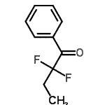 CAS 登录号：189619-77-0， 2,2-二氟-1-苯基-1-丁酮