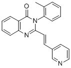 CAS 登录号:1897-90-1, 2-(2-(3-吡啶基)-乙烯基)-3-(o-甲苯基)-4(3H)-喹唑啉酮