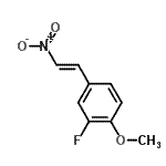 CAS#: 189753-33-1, 2-Fluoro-1-Methoxy-4-[(E)-2-Nitrovinyl]Benzene