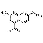 CAS#: 189815-81-4, 7-Methoxy-2-Methyl-4-Quinolinecarboxylic Acid