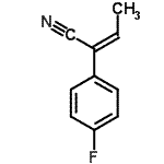 CAS 登录号：190207-95-5， (2Z)-2-(4-氟苯基)-2-丁烯腈