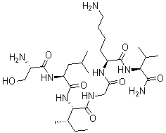 CAS#: 190383-13-2, L-Seryl-L-Leucyl-L-Isoleucylglycyl-L-Lysyl-L-Valinamide