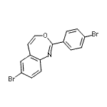 CAS#: 19062-92-1, 7-Bromo-2-(4-Bromophenyl)-3,1-Benzoxazepine