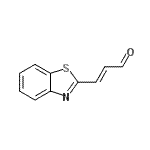 CAS#: 190834-38-9, (2E)-3-(1,3-Benzothiazol-2-Yl)Acrylaldehyde