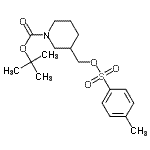 CAS#: 191092-07-6, 2-Methyl-2-Propanyl 3-({[(4-Methylphenyl)Sulfonyl]Oxy}Methyl)-1-Piperidinecarboxylate