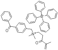 CAS 登录号：191093-16-0， N-(4-[苯甲酰基]苄基)-N,N-二甲基-N-(2-[甲基丙烯酰]乙基)铵四苯基硼酸盐