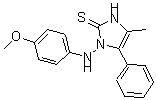 CAS#: 191349-37-8, 1,3-Dihydro-1-[(4-Methoxyphenyl)Amino]-4-Methyl-5-Phenyl-2H-Imidazole-2-Thione