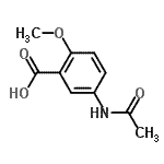 CAS#: 191605-08-0, 5-Acetamido-2-Methoxy-Benzoic Acid