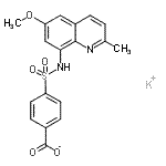 CAS#: 191674-11-0, Potassium 4-[(6-Methoxy-2-Methyl-8-Quinolinyl)Sulfamoyl]Benzoate