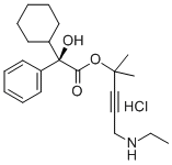 CAS#: 192204-99-2, (5-Ethylamino-2-Methylpent-3-Yn-2-Yl) (2R)-2-Cyclohexyl-2-Hydroxy-2-Phenylacetate Hydrochloride