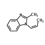 CAS#: 192505-91-2, 2-Methyl-1-[(1Z)-1-Propen-1-Yl]-1H-Benzimidazole
