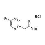 CAS#: 192642-96-9, (5-Bromo-2-Pyridinyl)Acetic Acid Hydrochloride (1:1)
