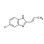 CAS#: 19275-97-9, 5-Chloro-2-[(1E)-1-Propen-1-Yl]-1H-Benzimidazole