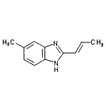 CAS#: 19275-98-0, 5-Methyl-2-[(1E)-1-Propen-1-Yl]-1H-Benzimidazole