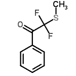 CAS 登录号：192862-16-1， 2,2-二氟-2-(甲硫基)-1-苯乙酮