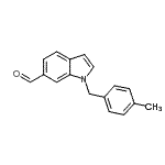 CAS#: 192997-34-5, 1-(4-Methylbenzyl)-1H-Indole-6-Carbaldehyde