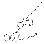 CAS#: 193017-42-4, 9,9'-Dioctyl-9H,9'H-3,3'-Bicarbazole