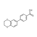 CAS 登录号：193151-96-1， 4-(2,3-二氢-1,4-苯并二氧杂环己-6-基)苯甲酸