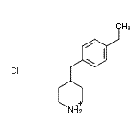 CAS#: 193357-73-2, 4-(4-Ethylbenzyl)Piperidinium Chloride