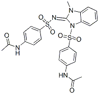 CAS#: 193696-70-7, N-[4-[[1-(4-Acetamidophenyl)Sulfonyl-3-Methylbenzimidazol-2-Ylidene]Amino]Sulfonylphenyl]Acetamide