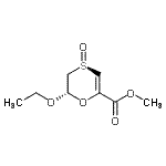 CAS#: 193743-85-0, Methyl (4R,6S)-6-Ethoxy-5,6-Dihydro-1,4-Oxathiine-2-Carboxylate 4-Oxide