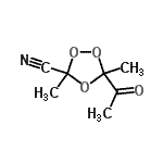 CAS#: 194021-87-9, 5-Acetyl-3,5-Dimethyl-1,2,4-Trioxolane-3-Carbonitrile