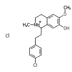 CAS#: 194089-07-1, 1-[2-(4-Chlorophenyl)Ethyl]-6-Methoxy-2-Methyl-1,2,3,4-Tetrahydro-7-Isoquinolinol Hydrochloride (1:1)